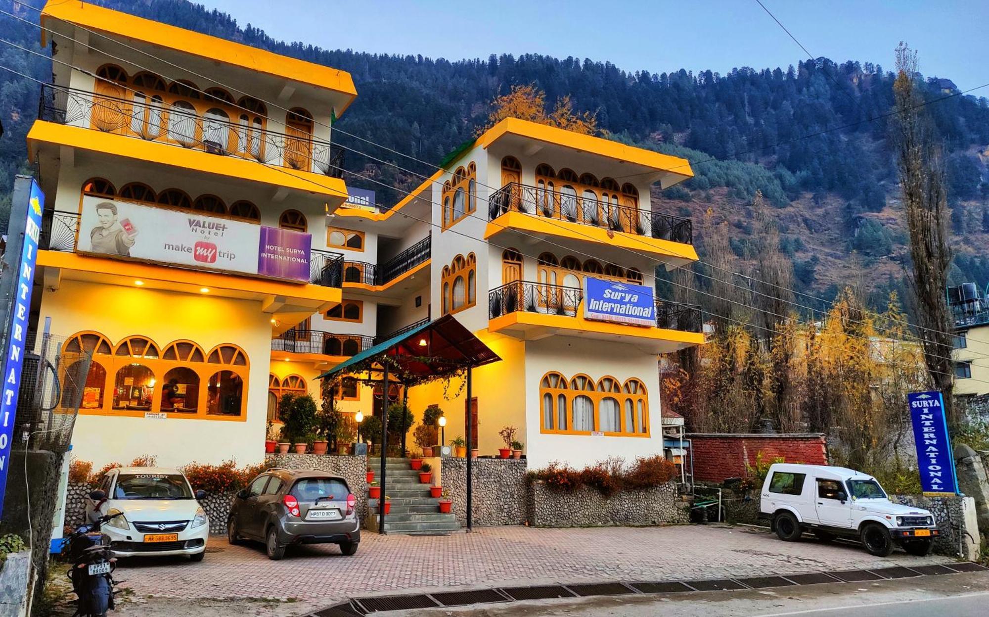 Surya International Hotel Manali Near Mall Road מראה חיצוני תמונה